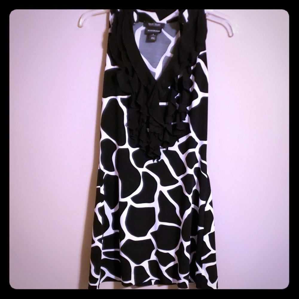 White House black market signature knit dress